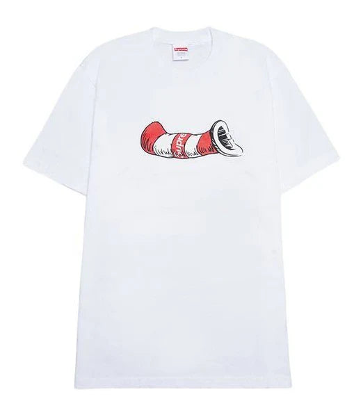Supreme T-Shirt Red Hat Logo