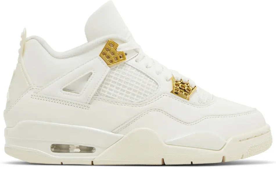 Jordan 4 Metallic Gold (Women's)