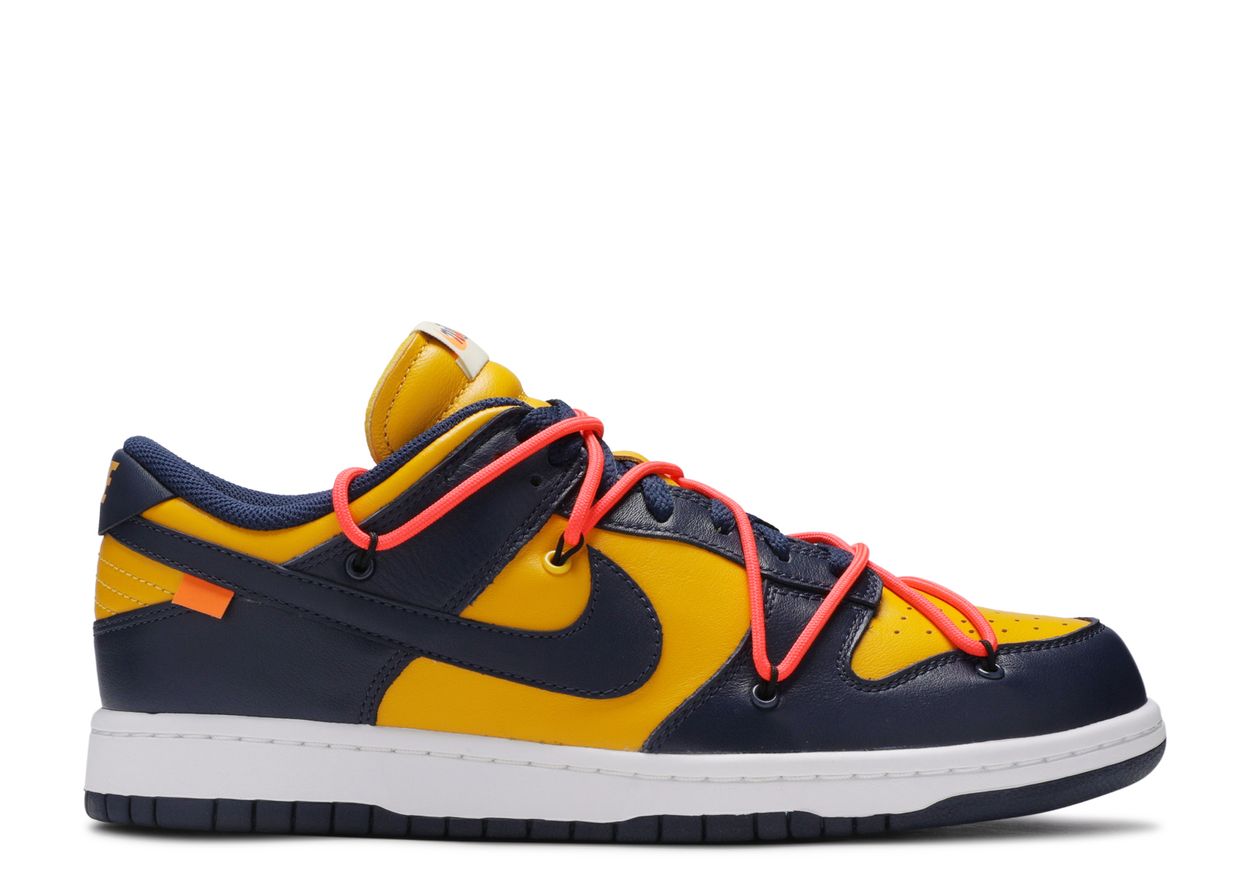 Off White x Dunk Low University Gold