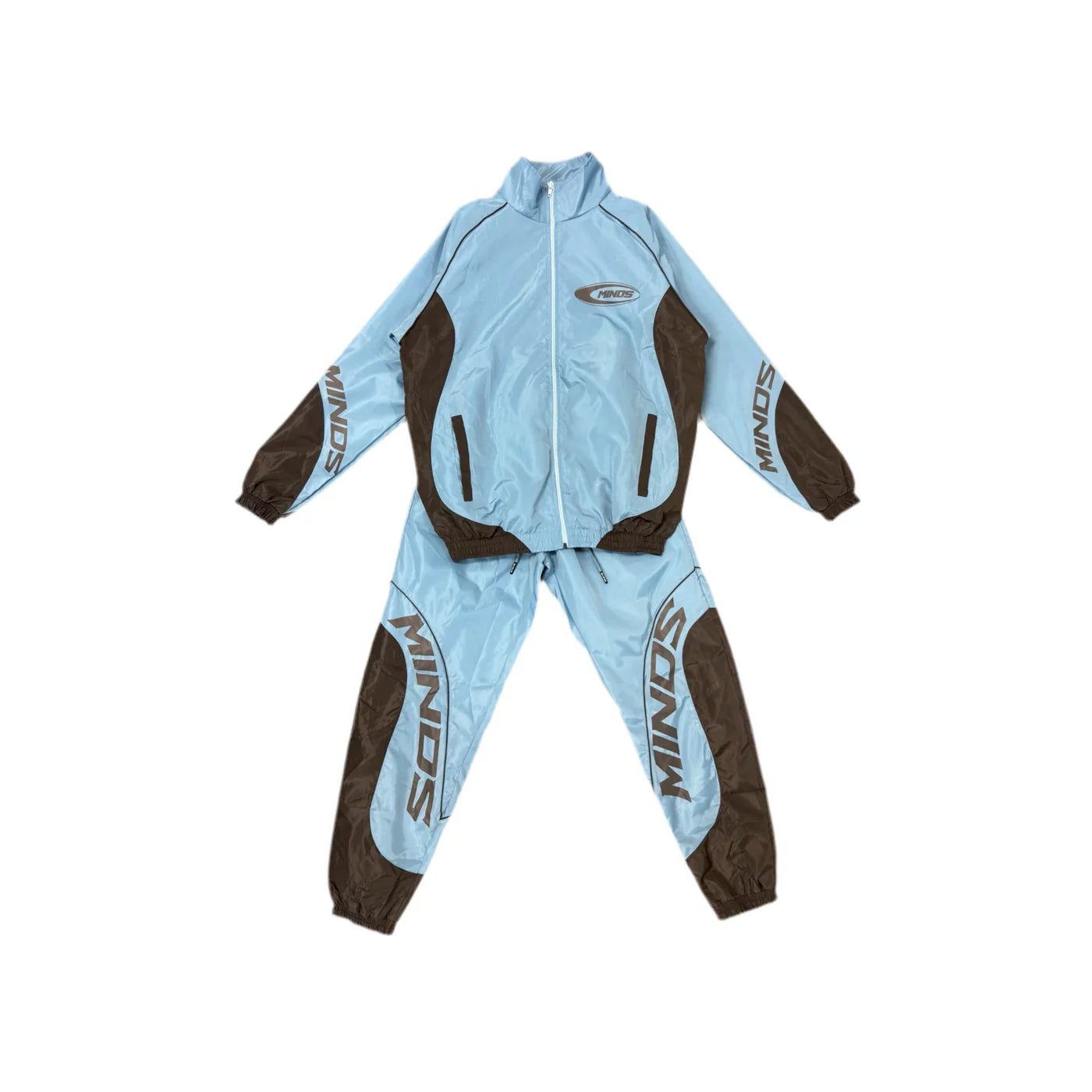 Minds Track Suits Blue And Black